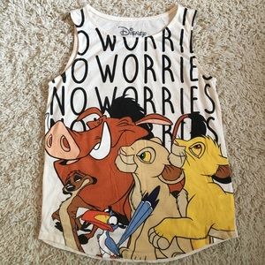 Disney lion king Hakuna Matata tank